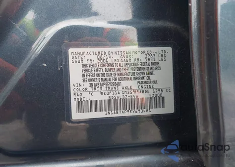 2014 Nissan Sentra Sv from USA, damaged, VIN 3N1AB7AP9EY293481